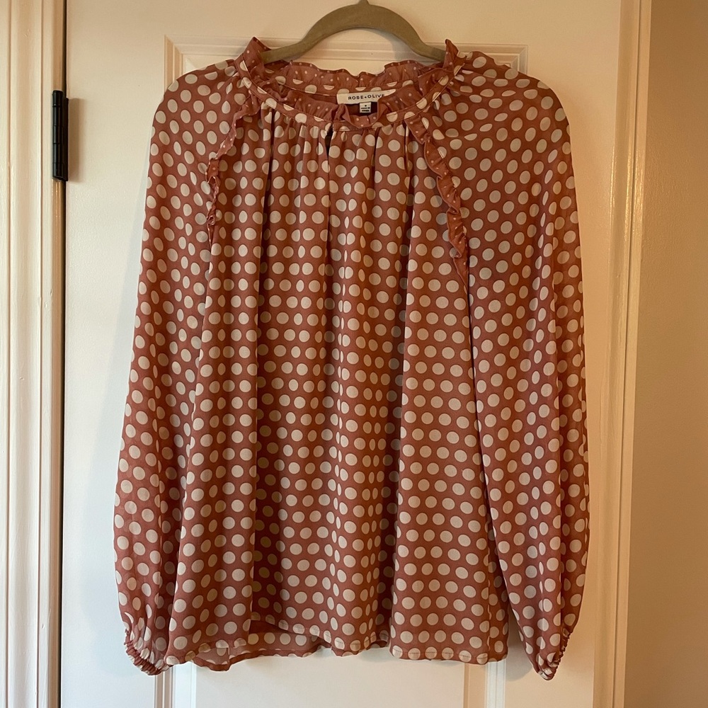 Rose+Olive blouse